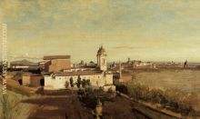 Rome, TrinitÃ  dei Monti View from the Villa Medici