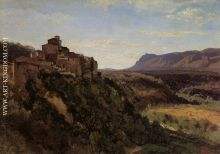 Papigno - Buildings Overlooking the Valley