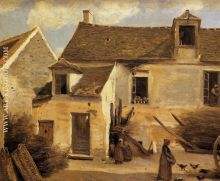 Courtyard of a Bakery near Paris