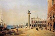 Venice View of the Esclavons Quay