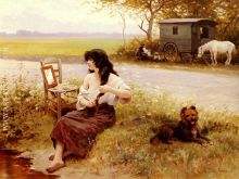 La Gitane A La Toilette