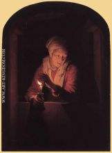 Old Woman with a Candle