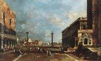 View of Piazzetta San Marco towards the San Giogio Maggiore