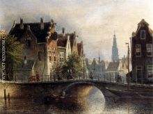 Franciscus Capricio Sunlit Townviews In Amsterdam 1