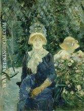 Woman in a Garden