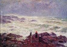 Rough Weather at Raguenez, near Pont Aven