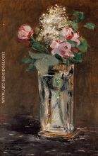 Flowers in a Crystal Vase 1