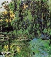 Weeping Willow and Water Lily Pond 2