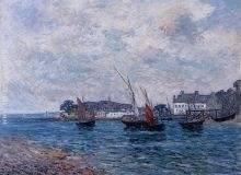 Reentering Port at Douarnenez