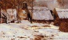 Cottages in the Snow