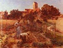 In the Garden, Charteves, Close to Mont Saint Pere