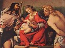 Madonna with the Child and Sts Rock and Sebastian