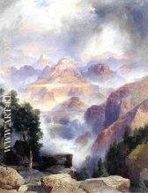 Showery Day Grand Canyon Thomas Moran 1919