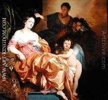Allegorical portrait presumed to be Marie de Cleves 1533-74