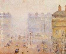 Place du Theatre Francais Foggy Weather