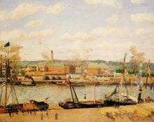 View of the Cotton Mill at Oissel, near Rouen