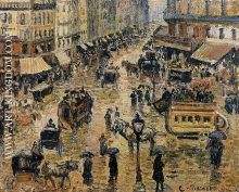 Place du Havre, Paris, Rain
