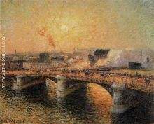 The Boieldieu Bridge, Rouen Sunset