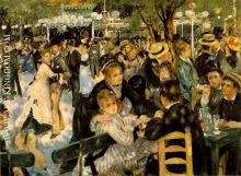 Bal du moulin de la Galette (Dance at Le Moulin de la Galette, Montmartre