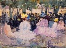 Figures on the Grass