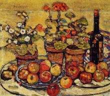 Still Life  Fruit and Flowers