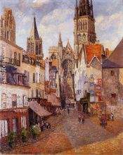 Sunlight, Afternoon, La Rue de l'Epicerie, Rouen