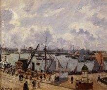 The Inner Harbor, Le Havre Morning Sun, Rising Tide