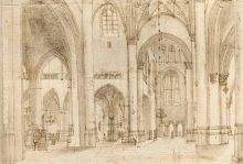 Interior Of St Bavos Church In Haarlem