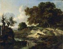 Wooded landscape jan wynants