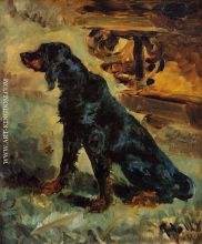 Dun, a Setter Belonging to Comte Alphonse de Toulouse Lautre