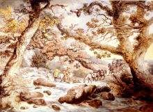 Fording The River Camel Cornwall