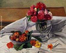 Flowers and Strawberries